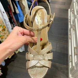 Saint Laurent tribute sandal